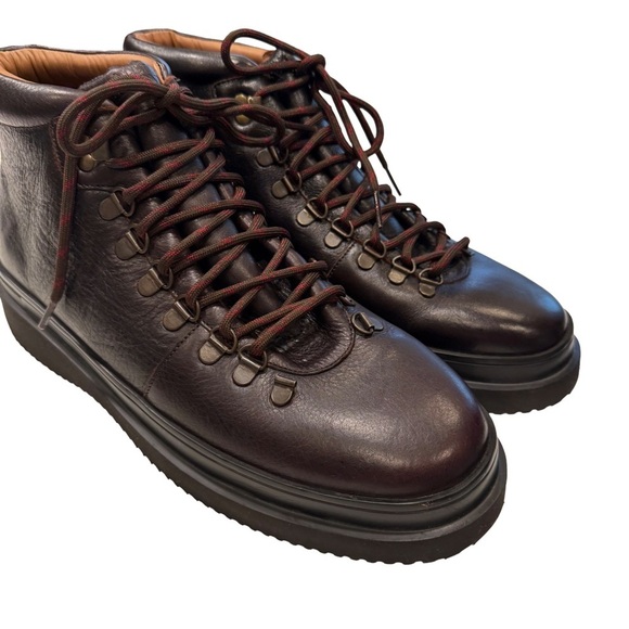 NEW Allen Edmonds NEW Men's Knox Leather Sneaker Boots Dark Brown - Size 11 D - Picture 2 of 13